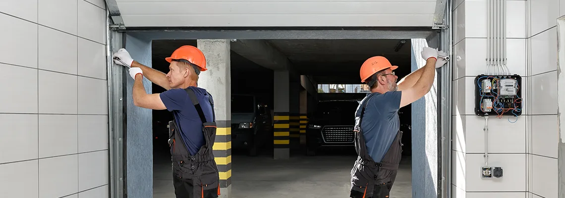 Wooden Garage Door Frame Repair in Dunedin, Florida